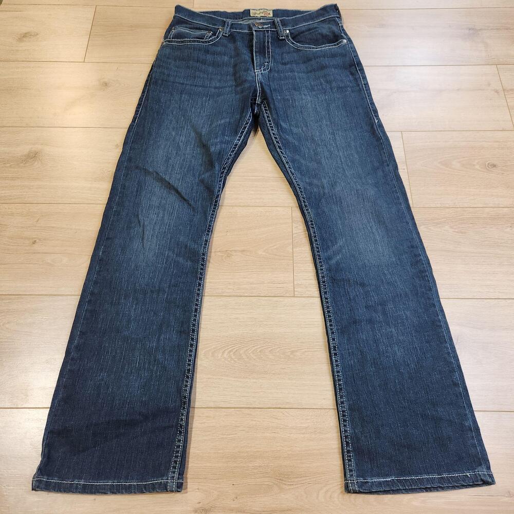 Wrangler 20X 42 Vintage Boot Jeans Mens 30x32 Blue Med Wash Slim Bootcut Denim